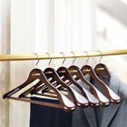 Heavy Wide Shoulder Lotus Wood Suit Hangers Clothes Coats 360° Swivel Non-slip