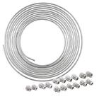 S 25 Ft 3/16 316l Marine Grade Stainless Steel Brake Line Replacement Tubing Coi