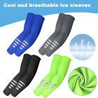 Cooling Arm Sleeves Cover UV Sun Protection Cycling Sports Outdoor For Men Women