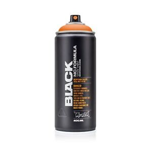 Montana Cans Montana BLACK 400ml Color, Pure Orange Spray Paint, 13.53 Fl Oz ...