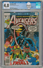 George Perez Pedigree Collection Copy CGC 4.0 ~ Avengers #160 / Jack Kirby Cover