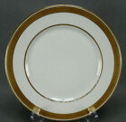 New ListingPair of Ahrenfeldt Limoges Gold Encrusted 8 1/2 Inch Luncheon Plates C.1894-1939