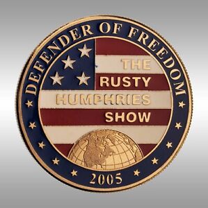 New ListingChallenge Coin - Rusty Humphries Show / Constitution and Musket