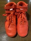 Reebok Women's Bright Orange Neon Freestyle Hi Top Athletic Shoe Size 7.5 Retro