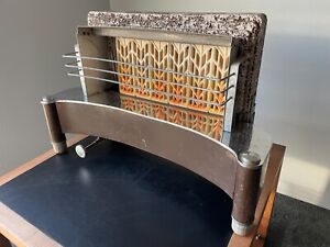 Vintage Gas Butane Space Heater Humphrey Radiantfire 405-7 ceramic grates brick
