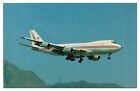 New ListingVintage China Airlines Cargo Boeing 747 Postcard Kai Tak Airport Unposted Chrome