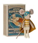 New Maileg Super Hero Little Brother Mouse With Box