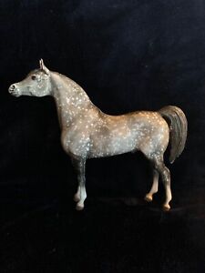Vintage Breyer Horse #213 Dapple Grey Proud Arabian Stallion with socks.