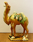 Vintage Camel Statue Glazed Hand Painted Tang Dynasty Style Chinese Porcelain 7