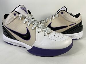 Nike Kobe 4 Protro SAMPLE Inline Varsity Purple White Black Mens Size 9 Rare