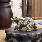 Solid Brass Bear Figurine Statue Animal Figurines Toys House Desktop Decoration，