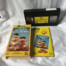 The Best Of Ernie And Bert VHS 1988 Sesame Street Home Video Activity Book Rare
