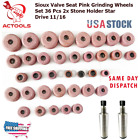 Sioux Valve Seat Pink Grinding Wheels 36 Pcs & 2x  Stone Holder Star Drive 11/16