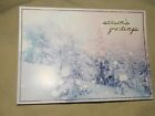 GORGEOUS Markings by Gibson 36 Foil Embossed Christmas Cards NIB Snowy Trees