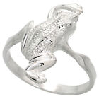 Sterling Silver High Polished Frog Ring