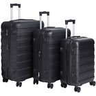Luggage Set 3 Piece Expandable Spinner Suitcase W/Combination Lock 22.5