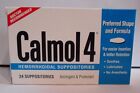 Calmol 4 Hemorrhoidal Suppositories 24ct -Expiration Date 10-2024