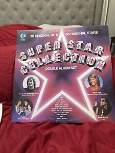 VARIOUS K-TEL SUPER STAR COLLECTION DOUBLE ALBUM LP (1978) 36 Hits...