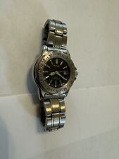 Pulsar Stainless Steel And Black Dial v782-6060 women’s divers style Working