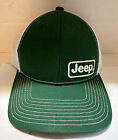 Jeep Hat green and white snapback hat adjustable