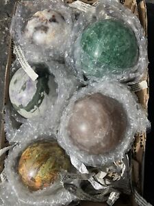 New ListingROCK, MINERAL, CRYSTAL, POLISHED STONE, & MORE ESTATE COLLECTION LOT SPHERES