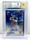 New Listing2019 Topps Chrome Pete Alonso Rookie Autograph Blue Wave /150