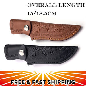 Leather Sheath Fixed Blade Straight Knife 6/7