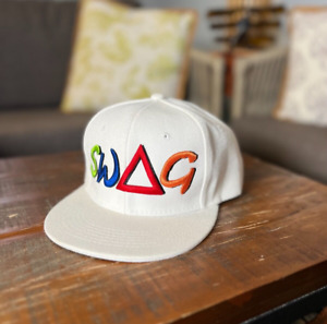 SWAG Flat Brim Snap Back Cap - Retro 90s Hip Hop Embroidered Hat
