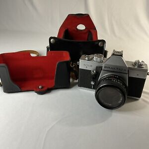 Praktica MTL3 Film SLR Camera With Pentacon 50/1.8 M42 Lens With Case Untested