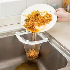Bins Sink Filter Bag Triangle Drainage Rack Kitchen Accessories Strainer Bags