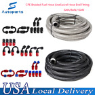 6AN 8AN 10AN  CPE 10ft-33f Braided Fuel Hose Line with Swivel Hose End Fitting