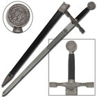 King Arthur Excalibur Longsword - Replica Medieval Knights Sword Silver
