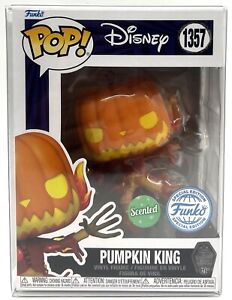 Funko Pop! Disney NBC Pumpkin King #1357 Scented Special Edition with Protector