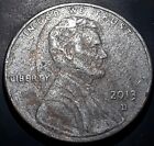 2013 D Lincoln Shield Cent Error Penny 