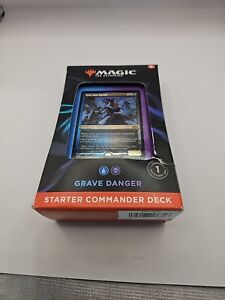 Magic the Gathering Grave Danger Starter Commander Deck New Sealed 2022 Box Dmg