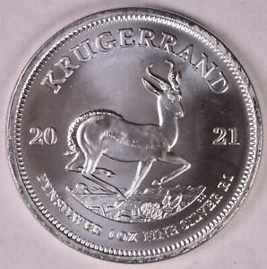 2021 South Africa Krugerrand 1 oz Silver 0.999