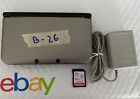 Nintendo 3DS LL XL Region Free.  Pen, Charger, 64gb card included  LOT #B26