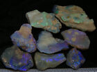 Nice Lightning Ridge Fossil/Nobby Opal specimens/Rough 150cts Blue/Purple Green