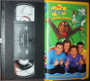 The Wiggles: YUMMY YUMMY (vhs) Anthony, Jeff, Murray, Greg. VG. Clamshell. Rare