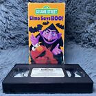 Sesame Street: Elmo Says BOO! VHS Elmo The Count Rare Halloween Cartoon Movie