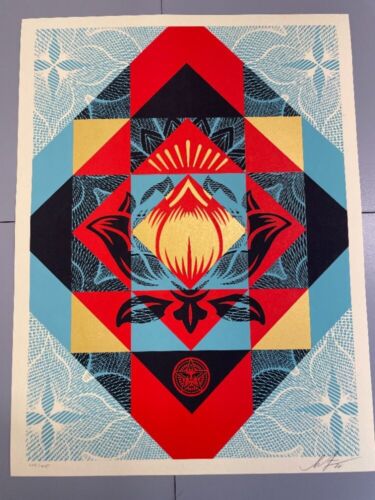 Obey Holiday Mandala | 2022 by Shepard Fairey (Obey) | Screen / Art Print