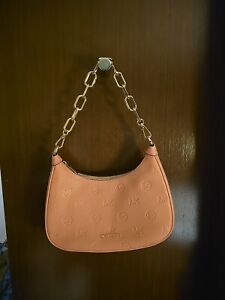 Michael Kors Pink Large Leather Crossbody Shoulder Bag  Handbag Messenger NWT