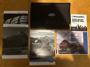 2021 Ford Bronco Sport Owners Manual With Case OEM Free Shipping