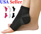 Compression Support Ankle Sleeve Socks PLANTAR FASCIITIS Heel Valgus S/M L/XL US