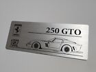 1962 Ferrari 250 GTO Metal Name Plate Plaque for 1/8 Centauria 1/12 Scale Models