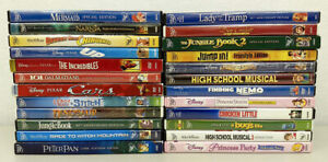 (24) All Walt Disney Pixar DVD Movie Lot ~ Animated Cartoon Family Kids Children