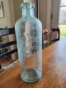 Vintage Moxie Nerve Food, Large Glass Bottle, Lowell Mass
