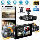 4 Channel Wifi Dash Cam 1080P HD Driving Recorder G-Sensor Car Front+Rear Camera