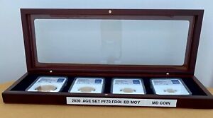 2020-W American Gold Eagle Proof 4-Coin Year Set NGC PF70 FDOI  Ed Moy Signed
