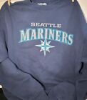 Seattle Mariners Long Sleeve Navy Unisex Sweatshirt XL vtg
